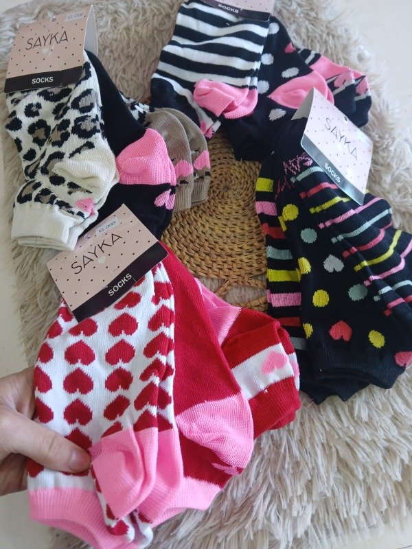 Producto - Soquetes Sayka x3 estampados