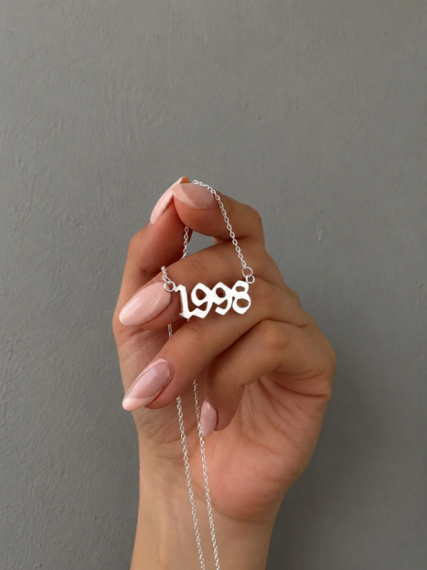Producto - Collar números plata 925