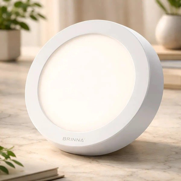 Producto - PLAFON PANEL LED REDONDO APLICAR 24W FRIO BRINNA - 4