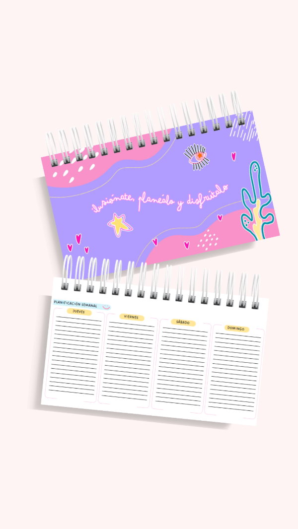 Producto - Planner Perpetuo Pocket Semanal Pequeño, práctico y siempre a mano MOD6