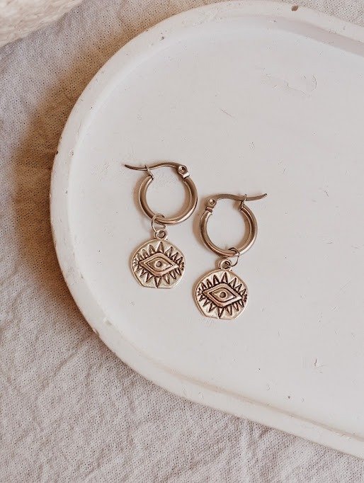 Producto - Argollas ojitos - Acero quirúrgico