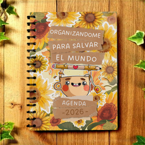 Producto - Agenda Perpetua 2026 Ilustrada 'Organizandome'