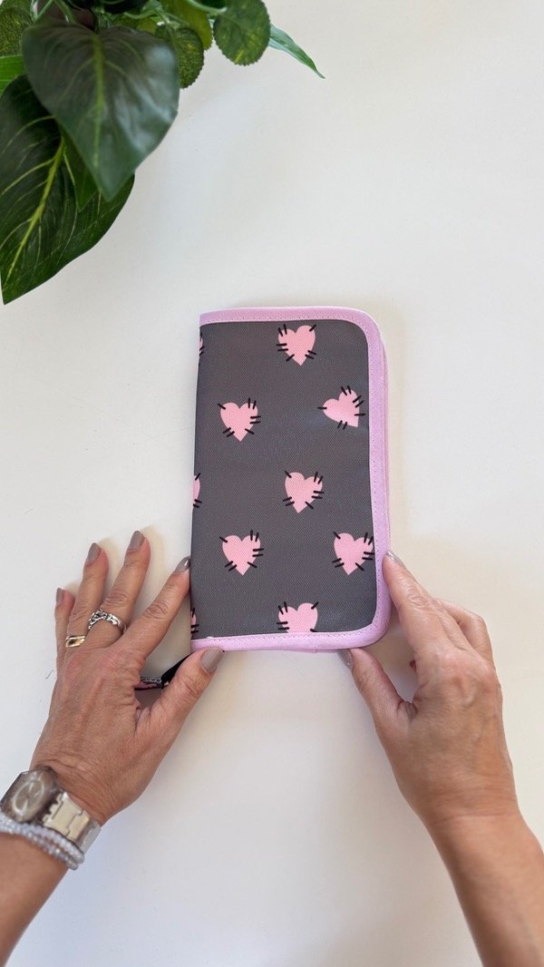 Producto - Organizador A6 corazón rosa