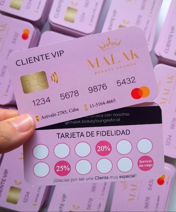 Producto - 100 Tarjetas Vip con cajita