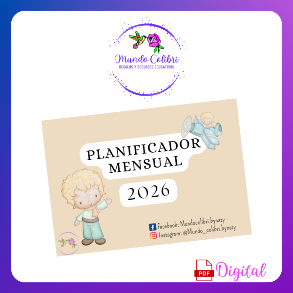 Producto - Calendario Planificador "El Principito" 2026 (Archivo Digital)