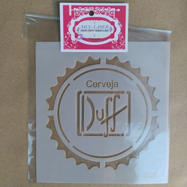 Producto - Stencil 15x15 Duff