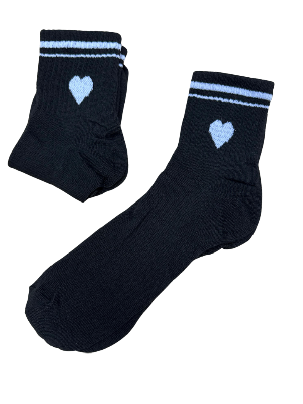 Producto - Par 1/4 Corazon Negra