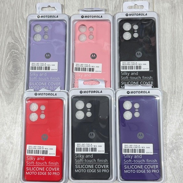 Producto - FUNDA SILICONA CON LOGO EDGE 50 PRO