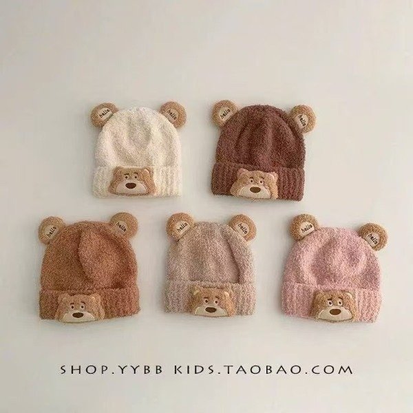 Producto - Gorro Infantil de lana Osito con Orejitas