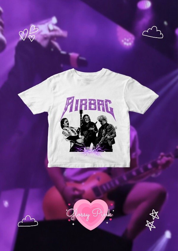 Producto - Baby Tee Airbag violeta -DTF