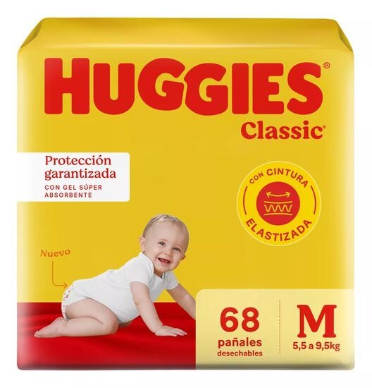 Producto - Pañales Huggies Classic M68