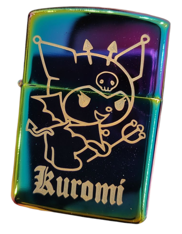 Producto - ENCENDEDOR BENCINA RECARGABLE KUROMI SANRIO