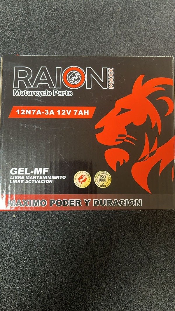 Producto - BATERIA 12N7A - 3A 12V