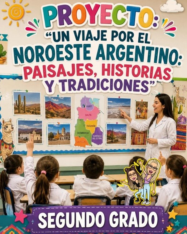 Producto - PROYECTO. UN VIAJE POR EL NOROESTE ARGENTINO. SEGUNDO GRADO