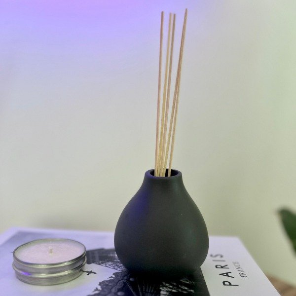 Producto - FLORERO / DIFUSOR GRIS LISO