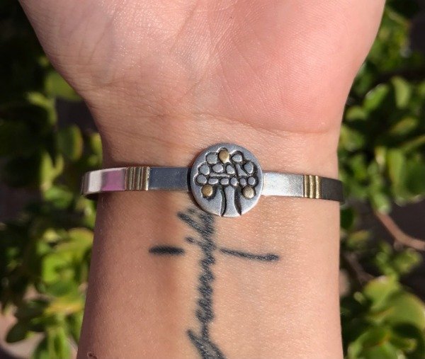 Producto - Pulsera Arbol Plata y Oro