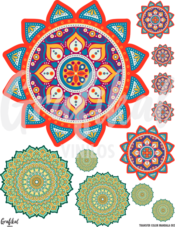 Producto - Transfer Color Mándala 002
