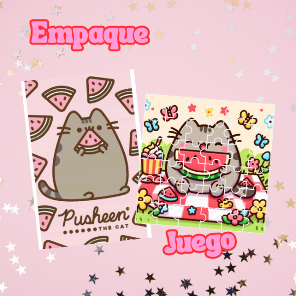 Producto - Rompecabezas Pusshen + packaging