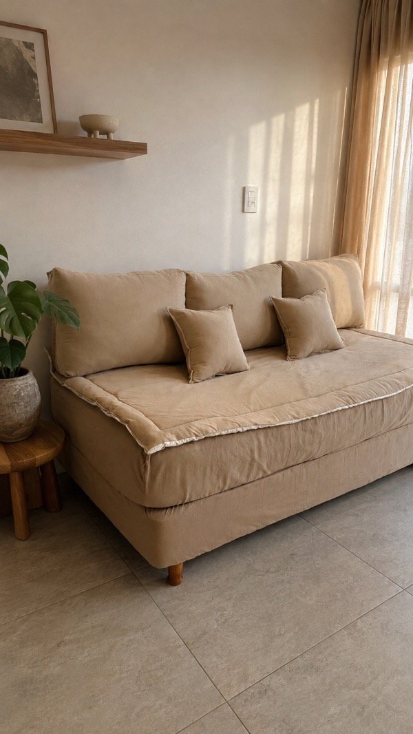 Producto - COMBO COMPLETO - Converti tu cama en sofá (ENVÍO GRATIS) 3 Respaldos con fuelle - 3
