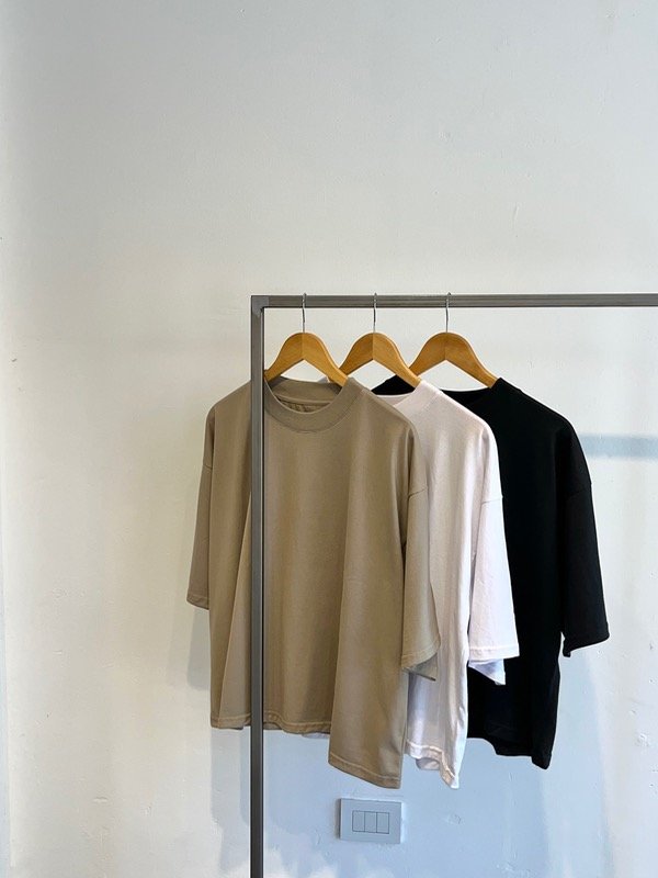 Producto - Pack Basicas x3 - Boxy - Avellana