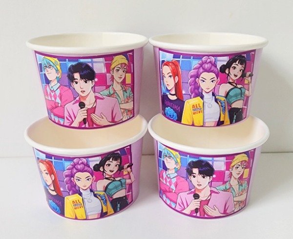 Producto - K Pop Demon Hunters Mini Potecitos Para Golosinas X 4 Unidades