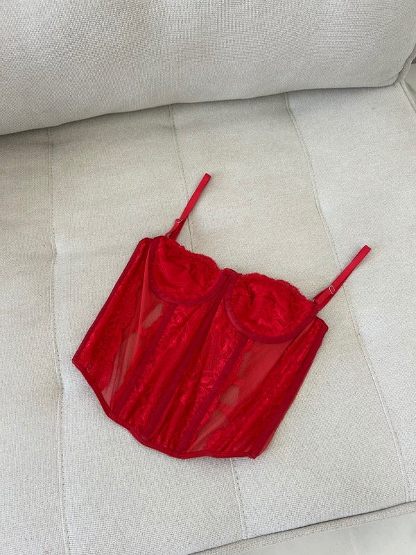 Producto - Corset Selena rojo