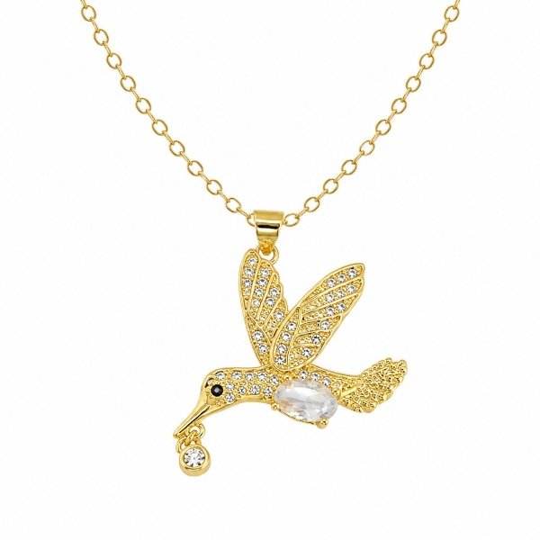 Producto - COLLAR COLIBRÍ BLANCO