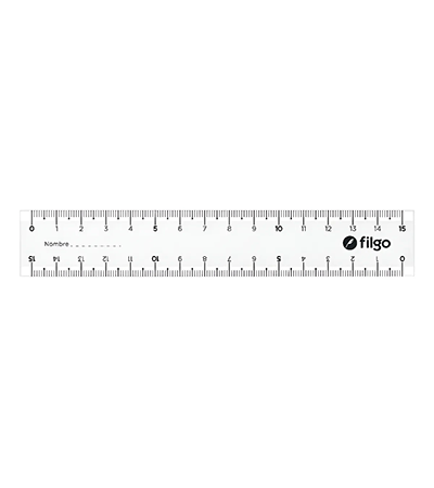 Producto - Regla escolar 15 centimetros