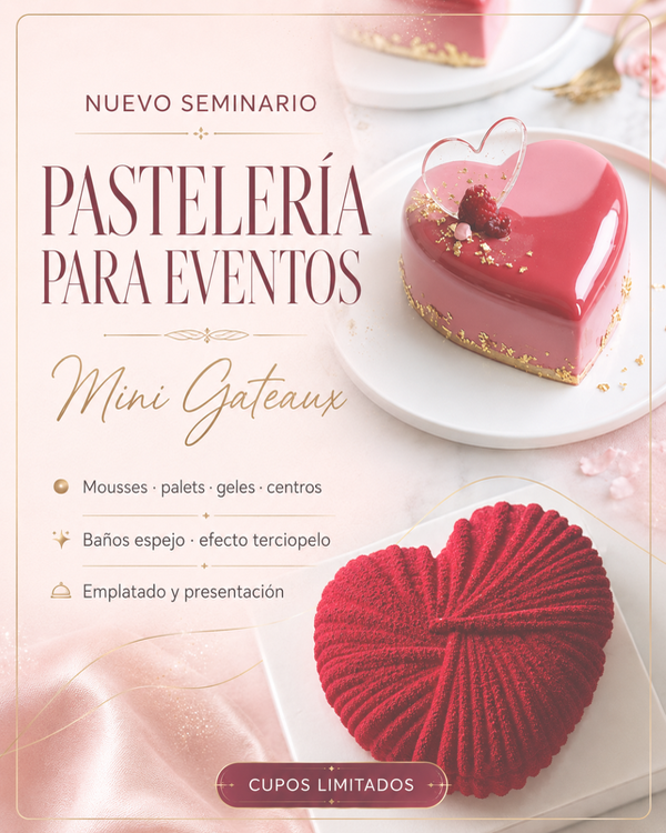 Producto - Seminario de Pastelería para Eventos