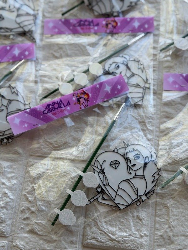 Producto - Personajes para colorear + acuarelas - 3