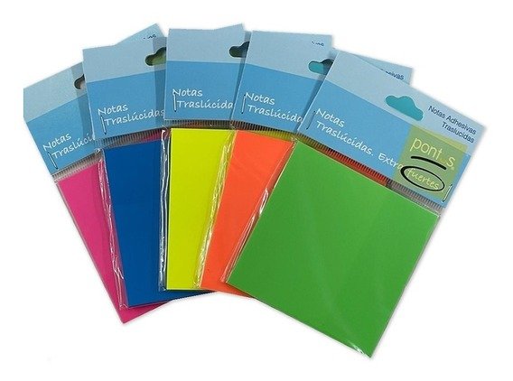Producto - Notas Adhesivas Traslúcidas 75x75  50 hojas