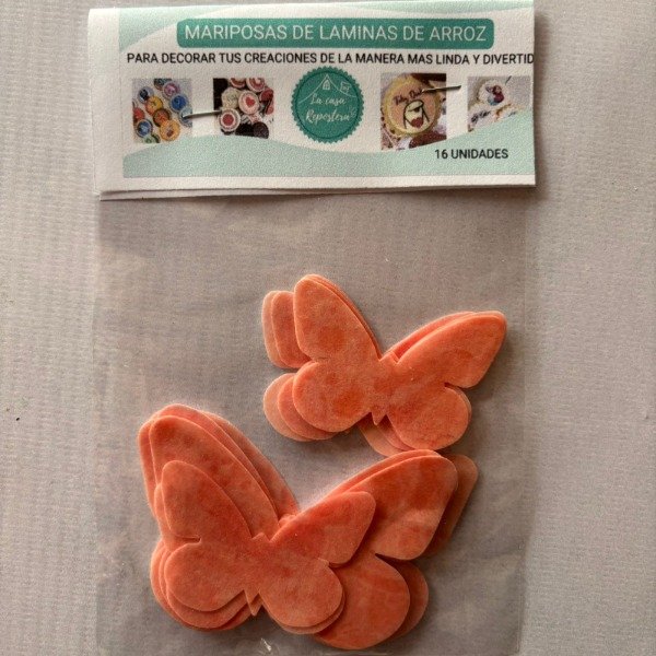 Producto - MARIPOSAS TROQUELADAS SALMON