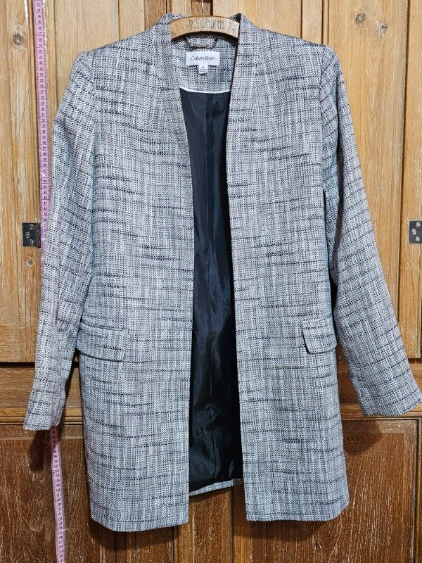 Producto - Blazer Calvin Klein Cuadrillé t.12-L