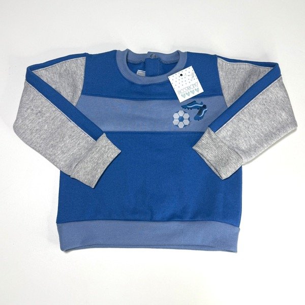 Producto - Buzo frisa azul y gris futbol