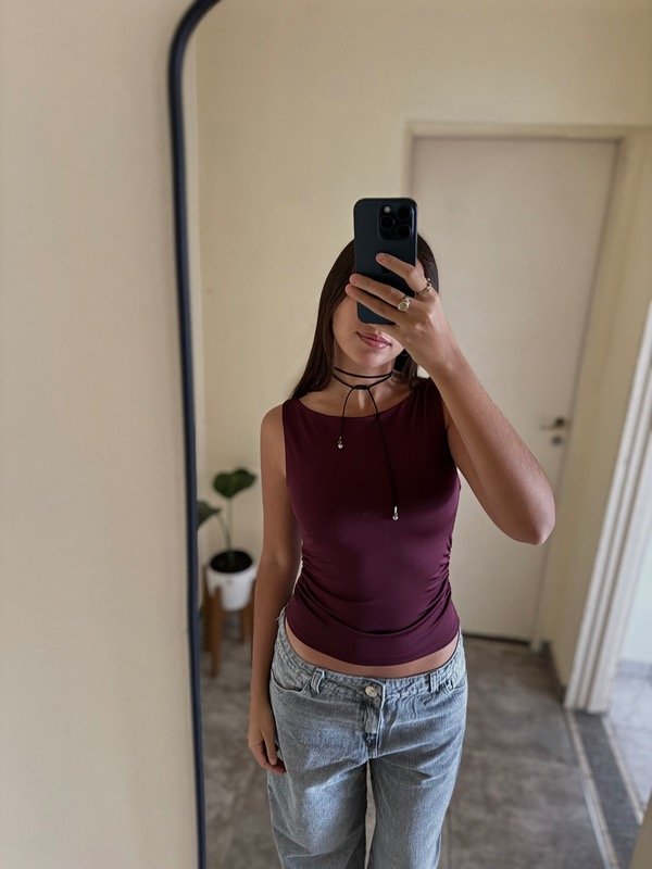 Producto - Muscu doble tela microfibra (vino)