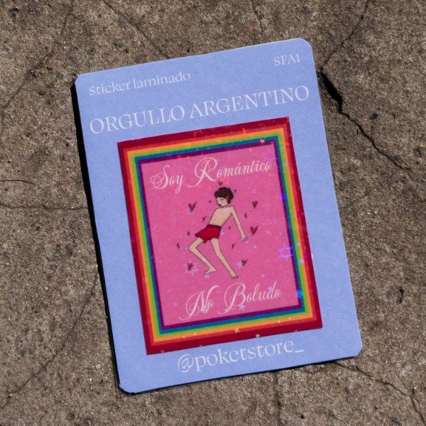 Producto - Charly - Orgullo Argentino - Sticker Laminado