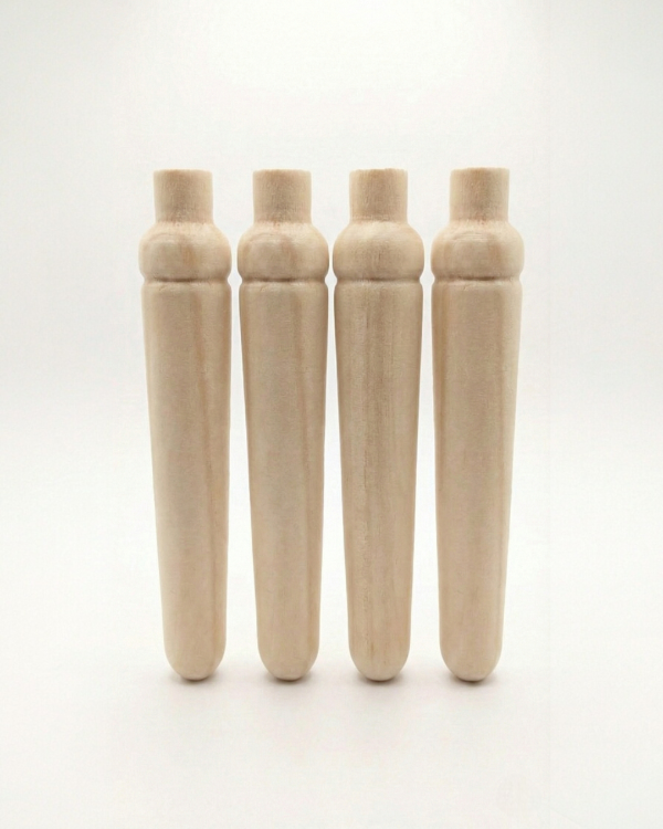 Producto - Pack 4 Patas Tornedas Madera Pino Taeda