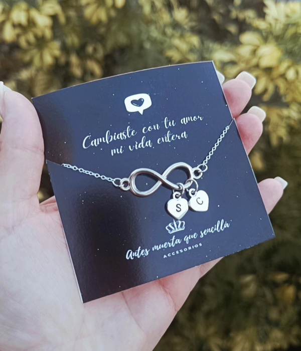 Producto - Collar Infinito Personalizado