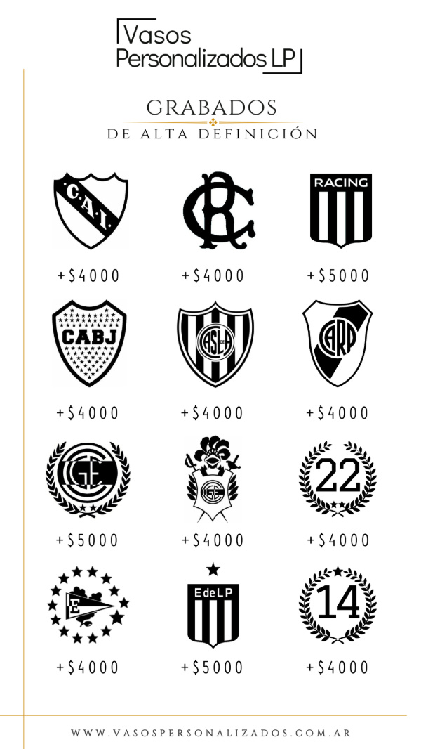 Producto - Vaso de fernet Estudiantes de La Plata con escudo - 3