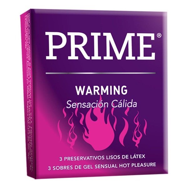Producto - Prime Preservativos Warming X3