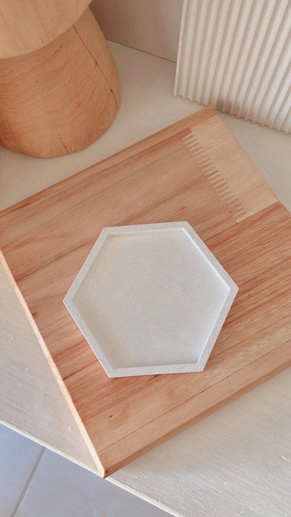 Producto - Base hexagonal white