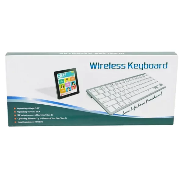 Producto - Teclado Inalámbrico Soft 2.4Ghz BK3001