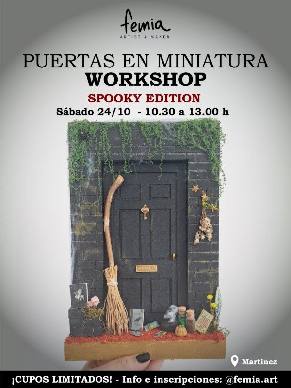 Producto - WORKSHOP PUERTAS EN MINIATURA - SPOOKY EDITION