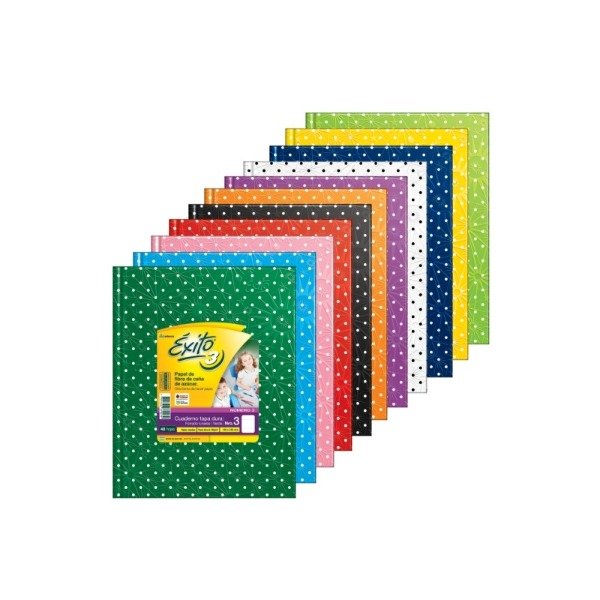 Producto - CUADERNO E3 EXITO RAYADO LUNARES 48 HJS