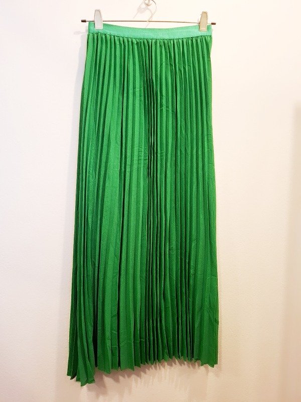 Producto - Pollera plisada verde