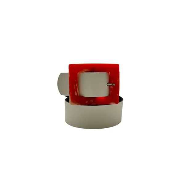 Producto - Cinto de cuero hebilla carey