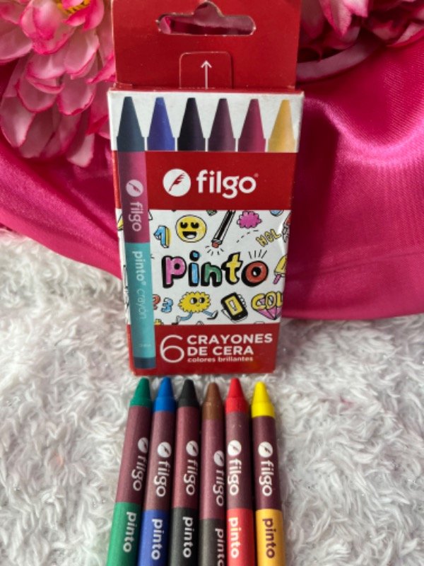 Producto - Caja de crayones chicos x 6 filgo