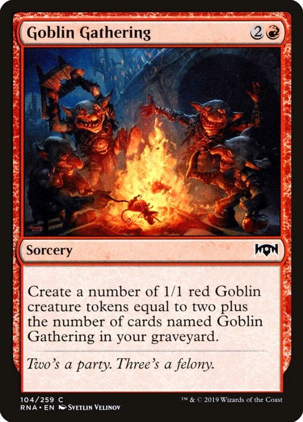 Producto - Goblin Gathering  Ravnica Allegiance