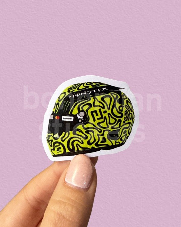 Producto - CASCO LANDO NORRIS - Sticker Individual de Formula 1