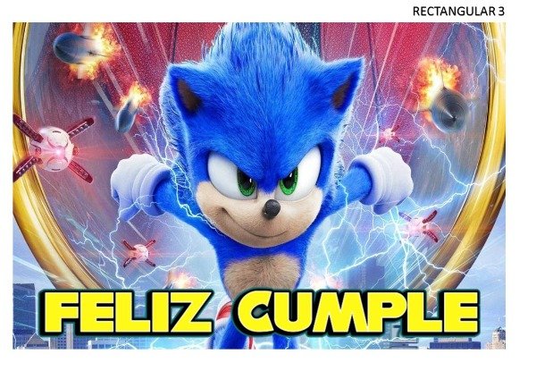 Producto - LAMINA  SONIC 3 RECTANGULAR